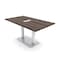 Skutchi Designs Rectangle Conference Table With Power Unit, 36 in W, 72 in L, Brown HAR-REC-36X72-DOU-H3041-ESIL - alternate 1
