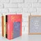 Acrimet Clear Plastic Bookends 1 Pair, Book Holder (Clear Blue), 2PK 290.4 - alternate 8