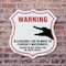 Signmission Alligator Warning Shield Sign Warning Al, 6 inch X 6 inch, Plastic Sign, 2PK SHI-P-2PACK-6-359 - alternate 6
