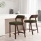 Manhattan Comfort Patricia Counter Stool  in Turtle Green - Set of 2 2-CS023-GR - alternate 1