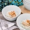 Modern Southern Home Capri 6 Piece 6 Inch Stoneware Embossed Cereal Bowl Set in White 78021.01 - alternate 5