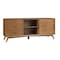 Homeroots 64in Brown TV Stand with Drawers and Sliding Door 404262 - alternate 8