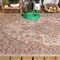 Jonathan Y Rozetta Boho Medallion Textured Weave Red/Taupe 9 ft. x 12 ft. Indoor/Outdoor Area Rug SMB102A-9 - alternate 6