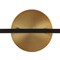 Jonathan Y Caleb 18" 2-Light Contemporary Transitional Iron/Glass LED Vanity Light, Brass Gold/Black/White JYL9057B - alternate 11
