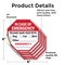 Signmission In Case of Emergency Please Save Ou, 6 inch X 6 inch, Vinyl Decal, 5PK OC-D-5PACK-6-90 - alternate 4