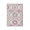 Homeroots 8' X 10' Pink Blush And Gray Medallion Washable Indoor Outdoor Area Rug 589635 - alternate 9