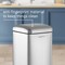 Happimess Betty Retro 8-Gallon Step-Open Trash Can, Platinum Silver HPM1007D - alternate 10