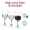 Smarty Had A Party 8 oz. Crystal Cut Plastic Wine Glasses (48 Glasses), 48PK 1704-CASE - alternate 8