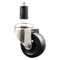 Service Caster 3 Inch 316SS Hard Rubber Wheel Swivel 1-1/4 Inch Expanding Stem Caster SCC SCC-SS316EX20S314-HRS-114 - alternate 1