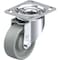 Blickle Swivel Plate Caster, Gry Nylon, 4", 615 lb. LK-POG 100KA-14 - alternate 1
