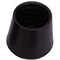 Prosource Furniture Leg Tip, Round, Rubber, Black, 1-1/8 in Dia, 1.6 in H FE-50637-B - alternate 1