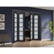 Sartodoors Sliding Closet Double Bi-fold Doors Solid Core Modern Interior VEREGIO7602DBF-ANT-72 x 80 (4* 18x80) - alternate 5