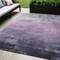 Homeroots 5' X 8' Lavender And Lilac Striped Washable Indoor Outdoor Area Rug 610896 - alternate 1