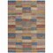 Homeroots 8' X 10' Beige Blue And Gold Striped Washable Indoor Outdoor Area Rug 615467 - alternate 9