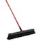 Libman Smooth Surface Heavy-Duty Push Broom, 25-1/2 in Sweep Face, 3 in L Trim, Recycled PET Bristle 801 - alternate 1