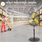 Edendirect 30 in. 3 Speeds Pedestal Fan in Yellow with Powerful 1/3 Motor IR-FANP30T - alternate 6