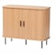 Baxton Studio Lucia Storage Cabinet with Tambour Doors 262-13790-ZORO - alternate 1