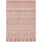 Homeroots 10' X 14' Salmon Beige And Copper Quatrefoil Washable Indoor Outdoor Area Rug 583251 - alternate 8