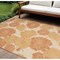 Homeroots 9' X 12' Coral And Ivory Floral Indoor Outdoor Area Rug 551480 - alternate 5