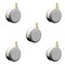 Service Caster 3 Inch MRI Safe Casters, 12mm Threaded Stem, Set of 5, 5PK SCC-TS02S75-TPR-GRY-M12X22-MRI-5 - alternate 1