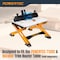 Powertec Folding Trim Router Table Stand, 11.5in x 15.5in - Adjustable Height Workstation UT1013 - alternate 8