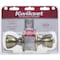 Kwikset Tylo Antique Brass Entry Door Knob 400T 5 CP K6 V1 - alternate 2