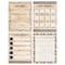 Creative Teaching Press Core Decor Black, White, and Wood Classroom Essentials 4-Chart Set 10990 - alternate 1