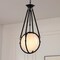 Vidalite Voyager 1-Light Matte Black Pendant, Hanging Pendant Light With Rope Detail and Smoked Glass Shade CE1013092 - alternate 7