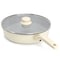 Gibson Home Barnsdall 11 Inch 4 Quart Ceramic Nonstick Alimunium Saute Pan with Lid in Cream 137715.02 - alternate 5