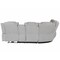 Homeroots Light Gray Fabric Power Reclining Curved Corner Sectional With Console 564423 - alternate 9