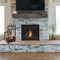 Lavish Home 5-Piece Fireplace Tool Set and Log Rack Mission-Style Firewood Holder for Hearth 80-FPTS-3 - alternate 12