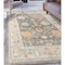 Homeroots 9' X 12' Gray and Orange Floral Stain Resistant Indoor Outdoor Area Rug 531495 - alternate 8