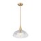 Z-Lite Lunelle Modern Gold 1 Light Pendant 3051P12-MGLD - alternate 8