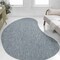 Jonathan Y Evan Modern Rustic Organic Curve Turquoise 9 ft. x 12 ft. Indoor/Outdoor Shaped Area Rug SHP102G-9 - alternate 8