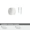 Amerock Stature 1-1/4 in 32 mm Length Polished Chrome Cabinet Knob BP1128726 - alternate 7