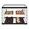 Koolmore 22 in. Tiered Pastry Display Case With Shelf and Sliding Door ETL Certified, 2.2 cu. ft. Capacity KM-DC-2CSBK - alternate 1