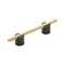 Amerock Transcendent 3-3/4 in 96 mm Center-to-Center Matte Black/Matte Gold Cabinet Pull BP741496MBMG - alternate 1