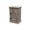 Homeroots 30" Gray One Drawer Nightstand 488754 - alternate 1