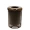 Mytcoat Trash Receptacle, Flat Lid, Liner, 32 Gal, Brown, Expanded Metal, Textured Coating 804388 - alternate 1