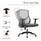 Leisuremod Glen Ergonomic Mesh Desk Chair, Adjustable Armrests and Tilt GO60GR - alternate 7