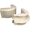 Legrand External Elbow Raceway, 40N2 Series, 4 in W, 2 in H, 4-1/2 in L, Ivory 40N2F19V - alternate 1