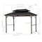 Sunjoy 8ft x 12ft Churchill Cedar Framed Grill Gazebo with exclusive AC Power Port A104003711 - alternate 5