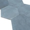 Apollo Tile Zenith 9 x 11 in. Matte Slate Blue Porcelain Hexagon Wall and Floor Tile 8.07 sq ft/case, 16PK APLHEX88AZLA - alternate 7