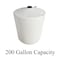 Snyder Industries 200 Gallon Plastic Vertical Dome Top Tank 1540000C97203 - alternate 3