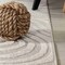 Jonathan Y Maribo High-Low Abstract Groovy Striped Cream/Ivory 3 ft. x 5 ft. Indoor/Outdoor Area Rug SCN103A-3 - alternate 6
