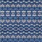 Homeroots 8' X 10' Navy Blue And Ivory Moroccan Washable Indoor Outdoor Area Rug 594337 - alternate 7
