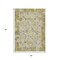 Homeroots 5' X 8' Gold And Ivory Patchwork Washable Indoor Outdoor Area Rug 631426 - alternate 7