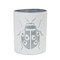 Homeroots Set of Three White And Gray Metal 9 Ounce Abstract Round Distressed Pot Planters, 3PK 517999 - alternate 5