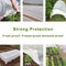 Wrightmaster 9.8 ft. x 29.5 ft. White Fabric Plant Protection Blanket for Cold Weather Reusable Frost Protection ZOR-DONGTAN - alternate 7