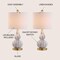Jonathan Y Anya 20.5" Mini Glass Table Lamp, Black/White, 2PK JYL1028D-SET2 - alternate 6